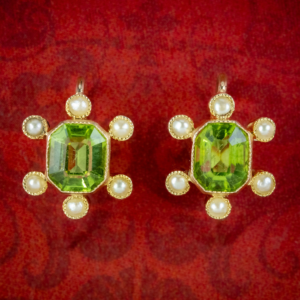 Circa 1970 Peridot Earrings — Isadoras Antique Jewelry